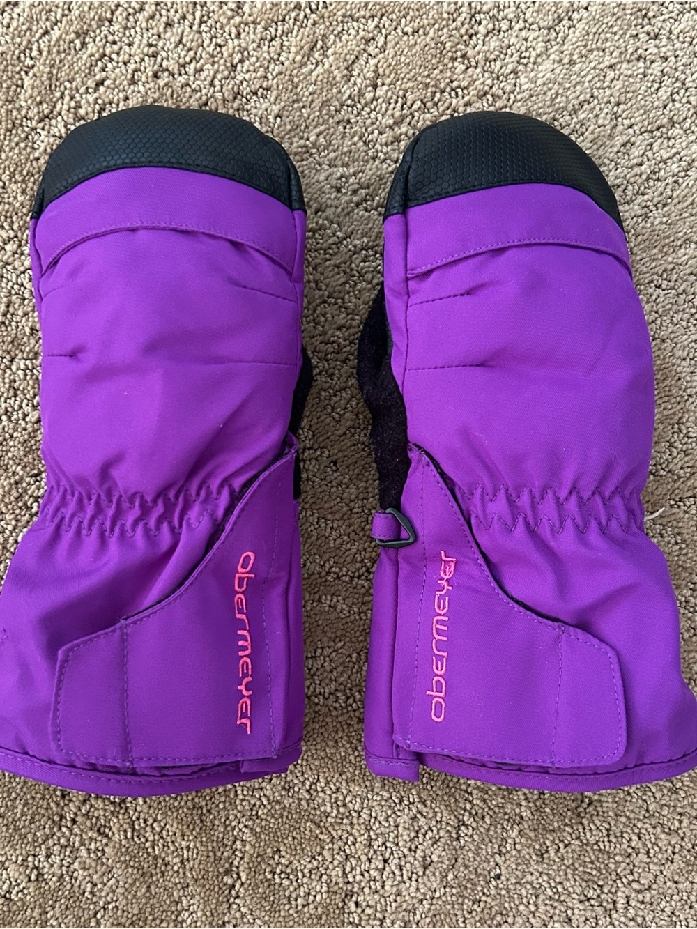 Obermeyer Purple Kids Waterproof Mittens